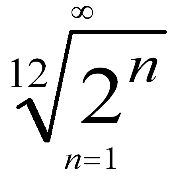 Twelth Root of two  Binary series