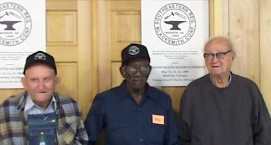 Jud Nelson, Philip Simmons, Francis Whitaker, anvilfire photo