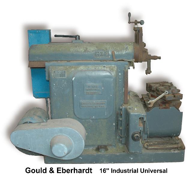 G&E Universal Shaper left side with vise
