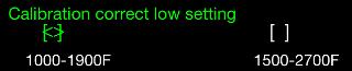 Thermal Light Calibration Mode Detail