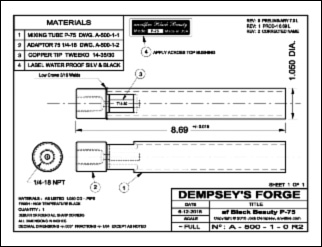 Burner Assembly drawing thumbnail