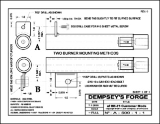 Burner Installation Drawing thumbnail