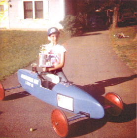 Polishing Soap BOx Derby Car 1963