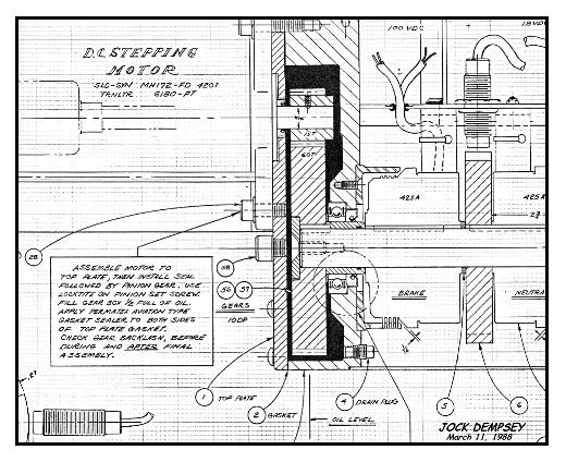 Feed transmission detail