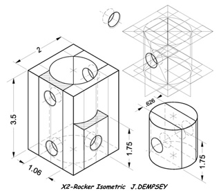 Examp;e Isometric Drawing - click for enlargement