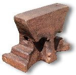 French Hornless Block Anvil