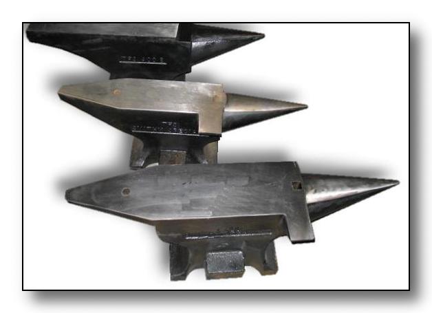 Group of Delta TFS anvils