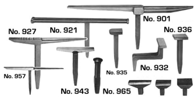 Pexto 900 series Hand Forming Sheet Metal working Stakes