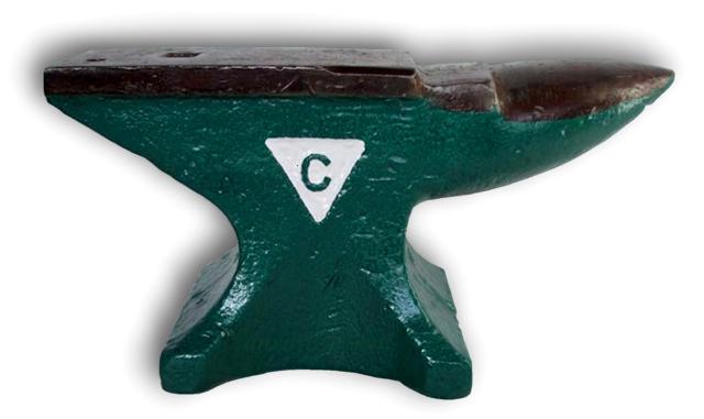 Columbian anvil with logo