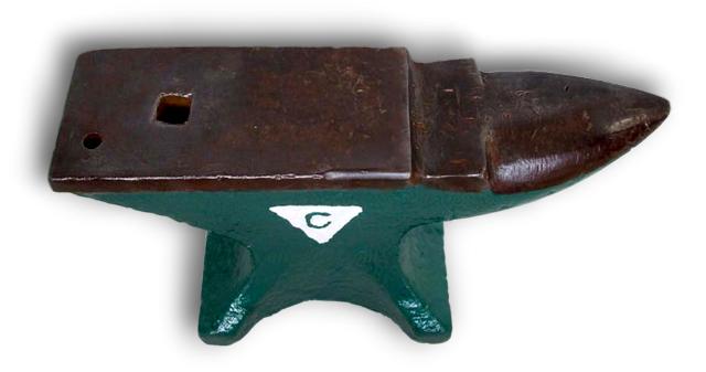 Top view small Columbian anvil