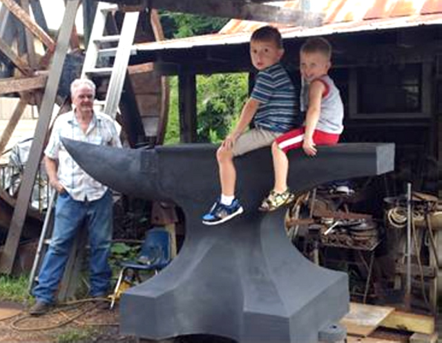 Grandchildren on the anvil