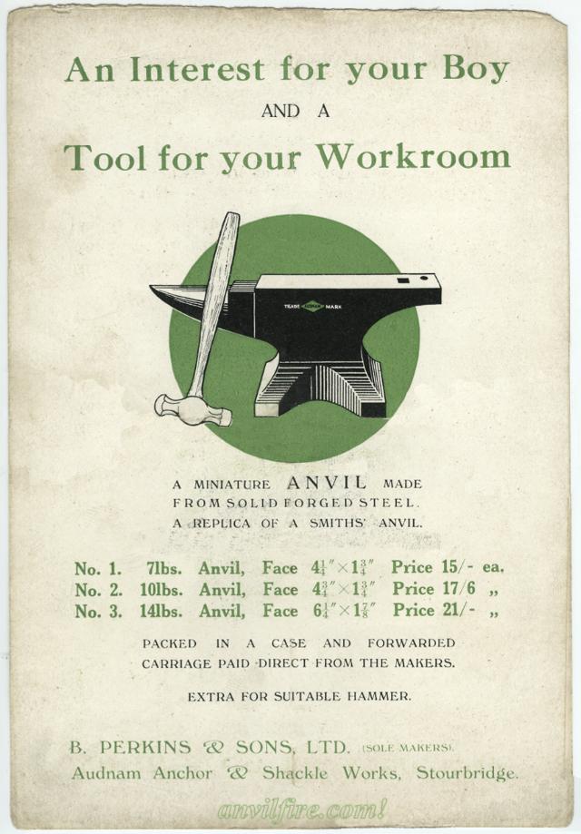 Perkins Audnam anvil flier.