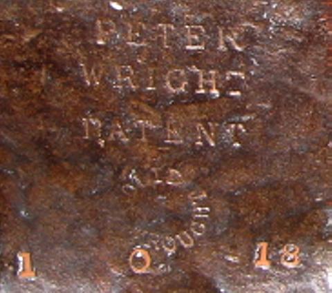 PETER WRIGHT, PATENT, Solid Wrought