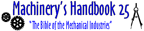 Machinery's Handbook