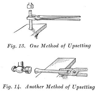 upsetting methods Fig. 13 - 14