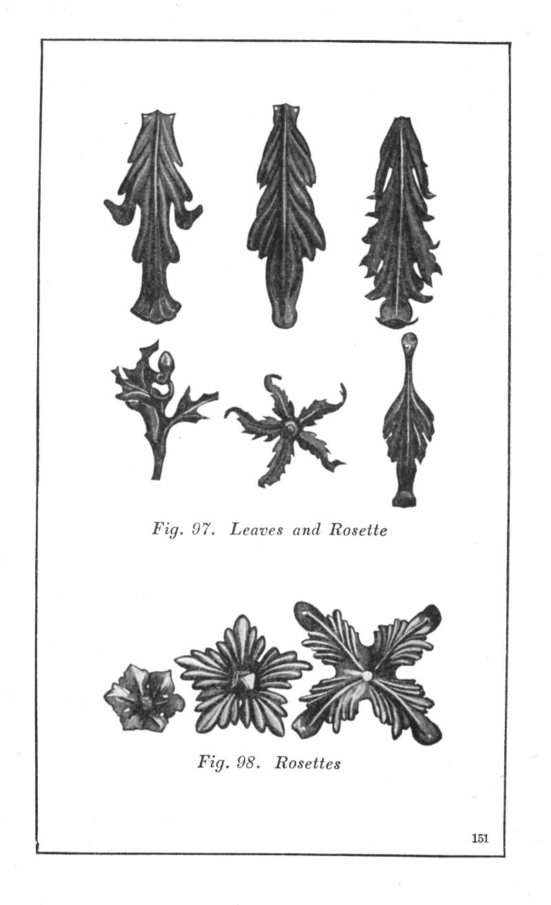 Fig. 97, Leaves, Rosette, Fig. 98, Rosettes, p.151