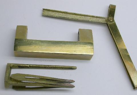 Ancient Brass Spring Padlock