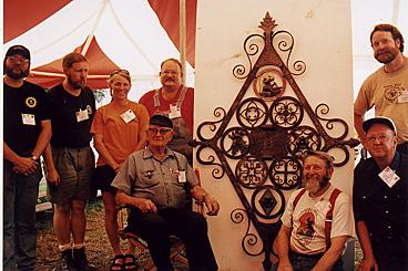 Chapter Ring Grille Crew posed with grille