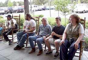 The gang at Cracker Barrel