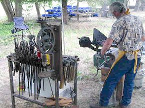 Mikes Portable Blacksmithing Table