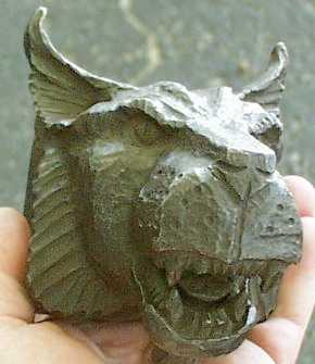 Forged Lion Head