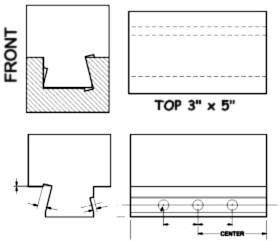 CAD drawing of anvilfire 3x5 flat dies.