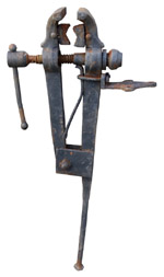 Columbian Leg vise with Pipe Jaws