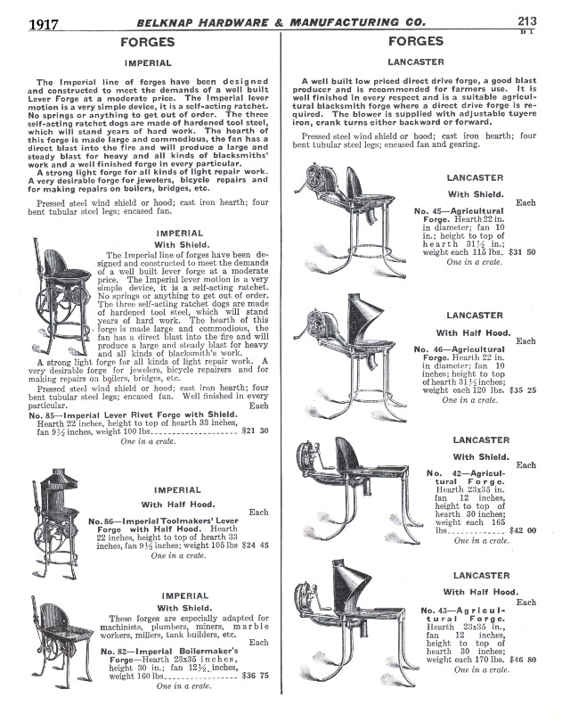 Lancaster and Imperial Forges, Toolmaker, Boilermaker and Agricultural