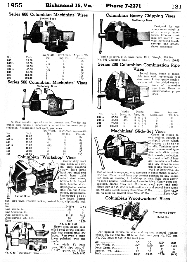 Columbian Vises